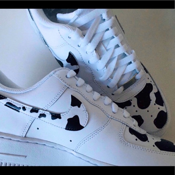 cow print air force 1's - Picture 1 of 1
